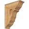Ekena Millwork Balboa Traditional Rough Sawn Bracket, Western Red Cedar, 6"W x 18"D x 22"H BKT06X18X22BOA01RWR - alternate 1